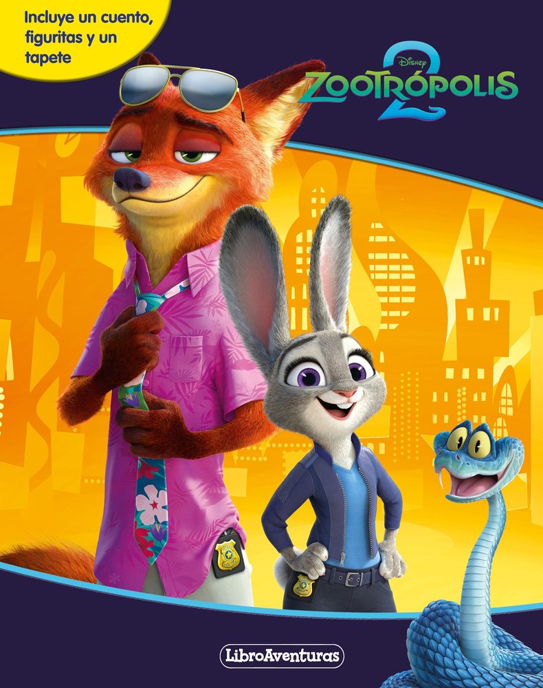 ZOOTROPOLIS 2 LIBROAVENTURAS, de DISNEY | portada del libro
