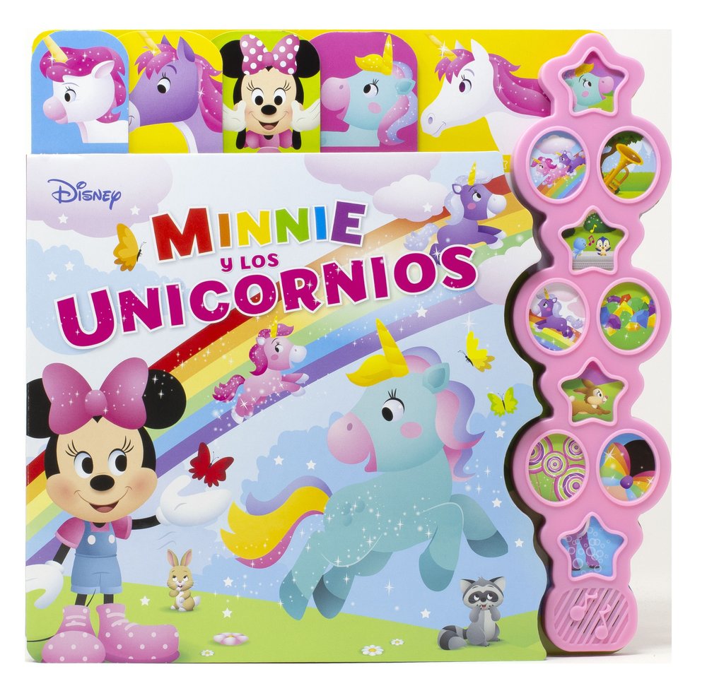 MINNIE Y LOS UNICORNIOS. LIBRO CON 10 SONIDOS, de DISNEY | portada del libro