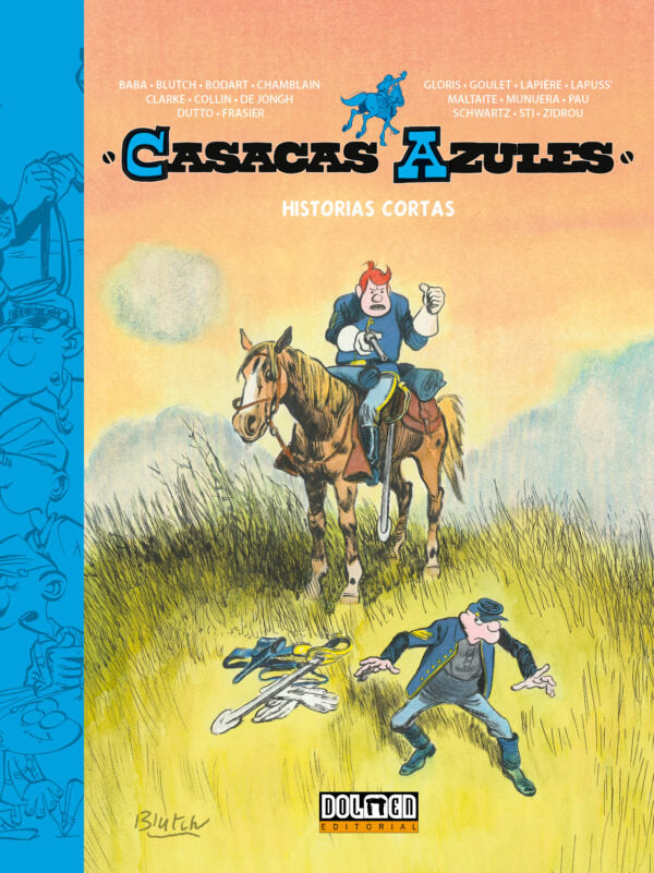 CASACAS AZULES: HISTORIAS CORTAS, de BLUTCH | portada del libro