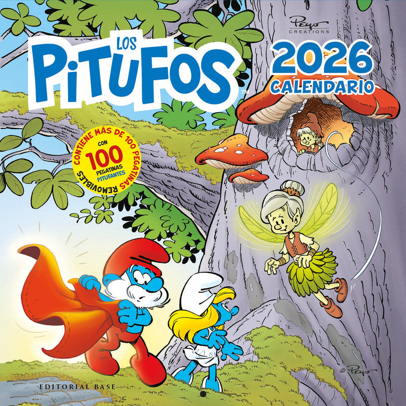 CALENDARIO LOS PITUFOS 2026, de CULLIFORD, PIERRE | portada del libro
