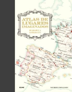 ATLAS DE LUGARES IMAGINADOS, de BROWN | portada del libro