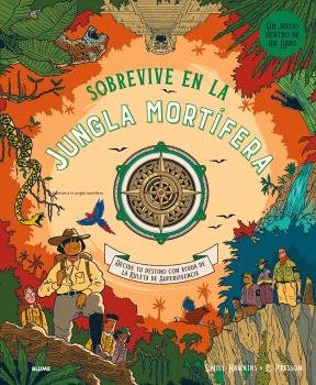SOBREVIVE EN LA JUNGLA MORTÍFERA, de HAWKINS | portada del libro