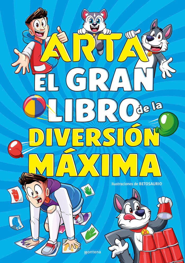 EL GRAN LIBRO DE LA DIVERSION MAXIMA, de GAME, ARTA | portada del libro