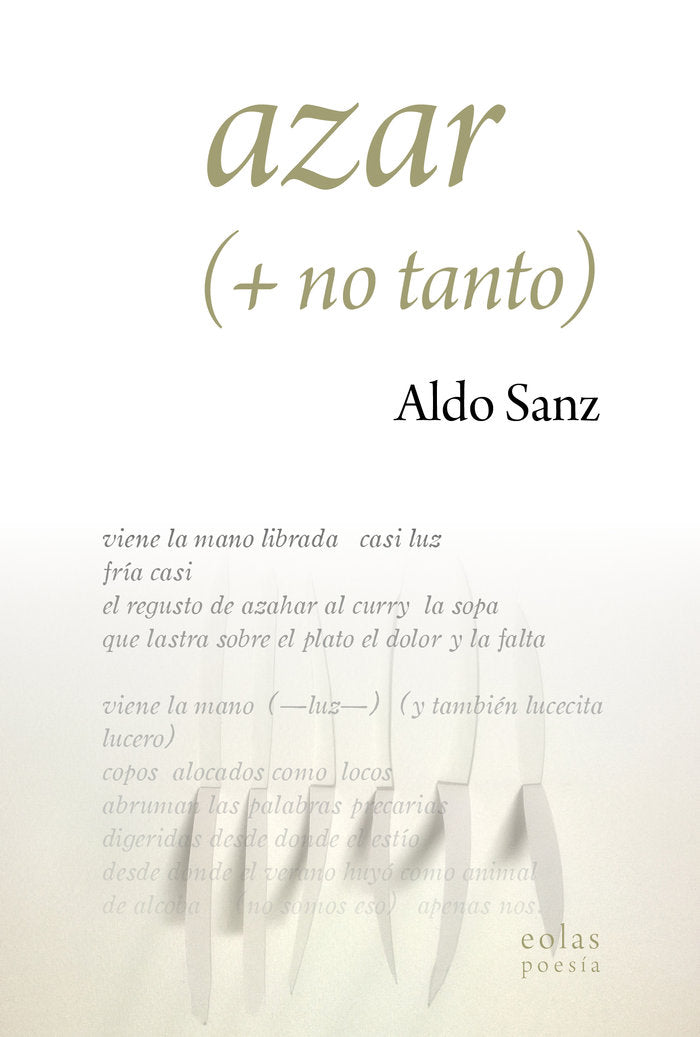 azar ( no tanto), de SANZ, ALDO | portada del libro