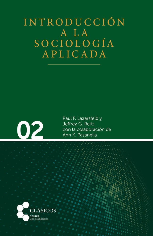 Introducción a la sociología aplicada, de F. Lazarsfeld, Paul | portada del libro