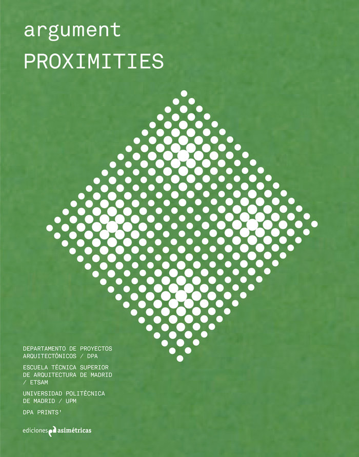 Argument 5:proximities | portada del libro