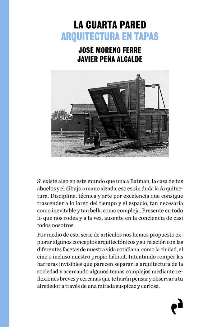 La cuarta pared, de MORENO FERRE,JOSE | portada del libro