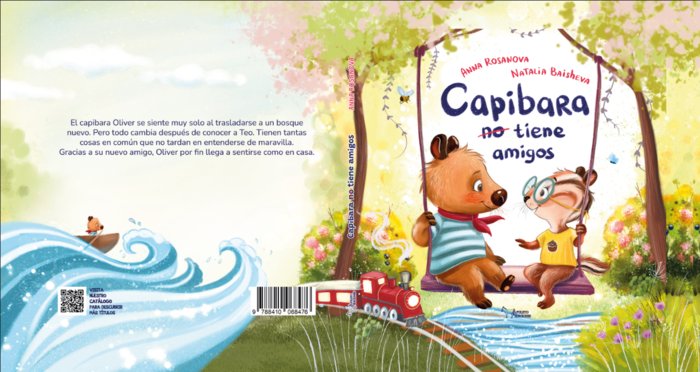 Capibara no tiene amigos, de ROSANOVA, ANNA | portada del libro