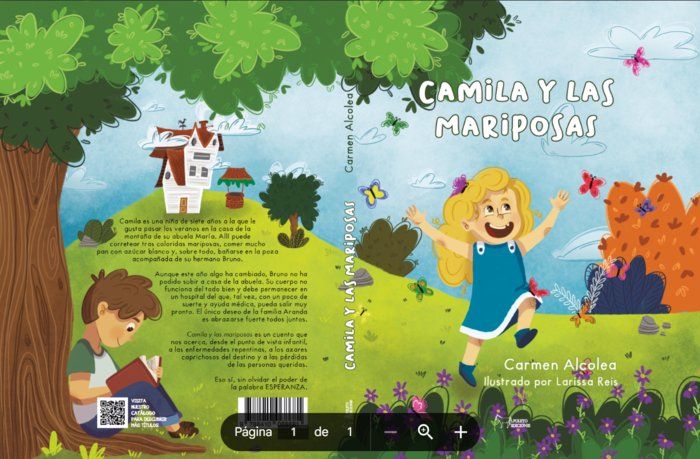 CAMILA Y LAS MARIPOSAS, de ALCOLEA OTERO, CARMEN | portada del libro