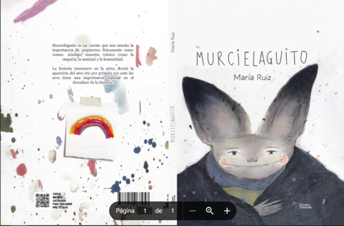MURCIELAGUITO | portada del libro