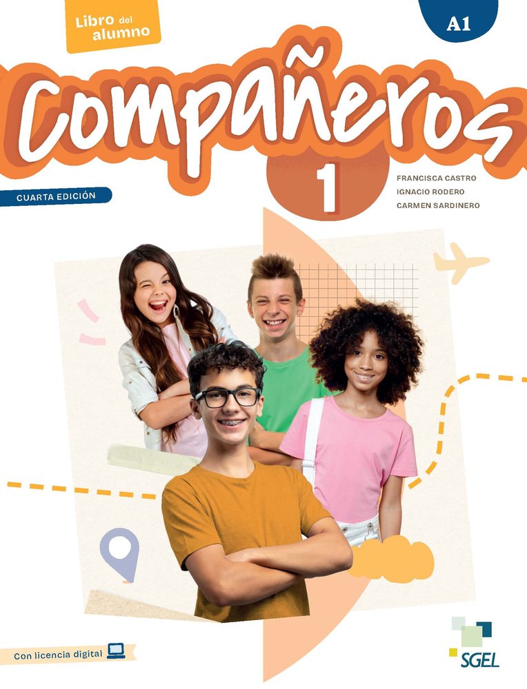 COMPAÑEROS 1 ALUMNO 4ED | portada del libro