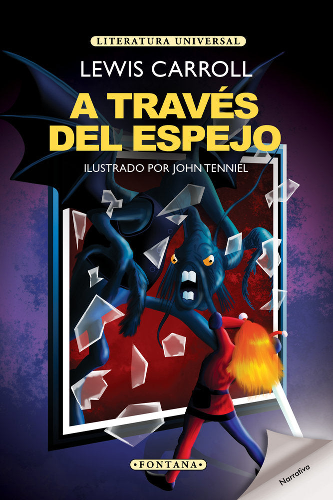 A TRAVES DEL ESPEJO, de Carrol, Lewis | portada del libro