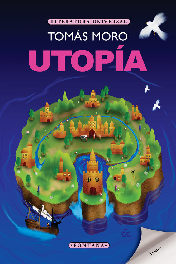 UTOPIA, de Moro, Tomás | portada del libro