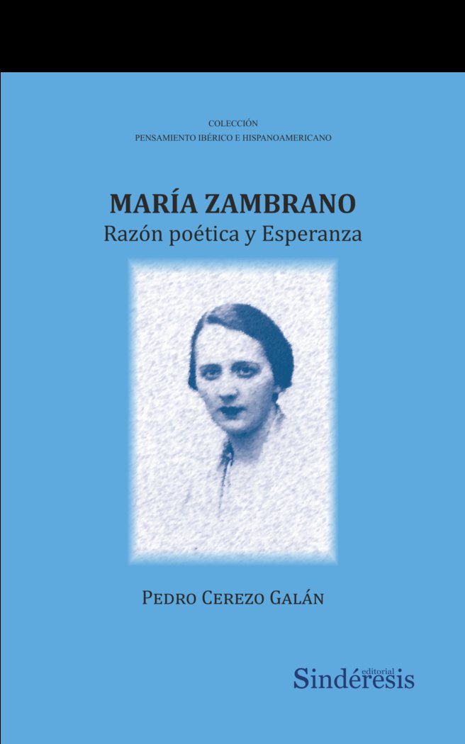 MARIA ZAMBRANO, de CEREZO GALA& X00301 | portada del libro