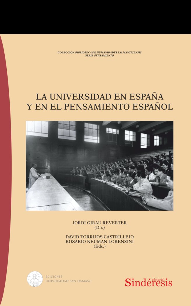 LA UNIVERSIDAD EN ESPAÑA Y EN EL PENSAMIENTO ESPAÑOL | portada del libro
