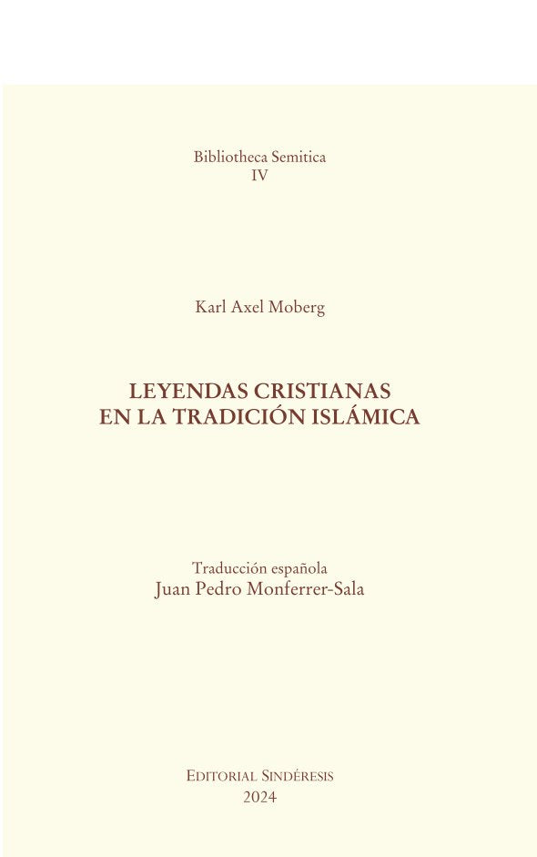 LEYENDAS CRISTIANAS EN LA TRADICION ISLAMICA | portada del libro