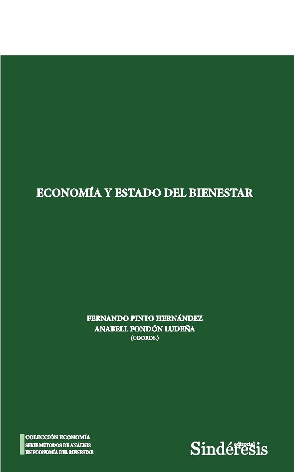 ECONOMIA Y ESTADO DEL BIENESTAR, de AA.VV. | portada del libro