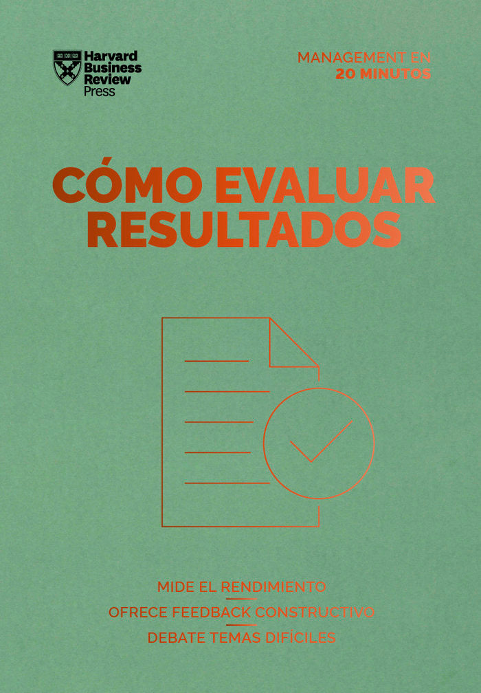 COMO EVALUAR RESULTADOS | portada del libro