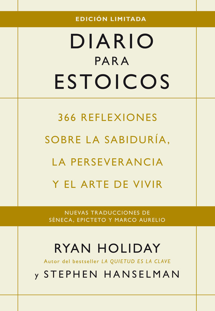 DIARIO PARA ESTOICOS (EDICION LIMITADA), de HOLIDAY, RYAN | portada del libro