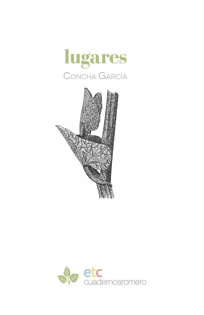 Lugares, de García, Concha | portada del libro