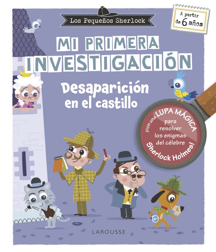 LOS PEQUEÑOS SHERLOCK MI PRIMERA INVESTIGACION, de LEBRUN, SANDRA | portada del libro