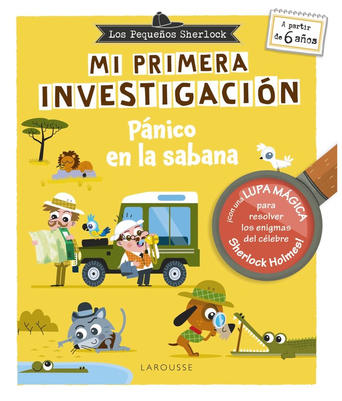 LOS PEQUEÑOS SHERLOCK MI PRIMERA INVESTIGACION, de LEBRUN, SANDRA | portada del libro