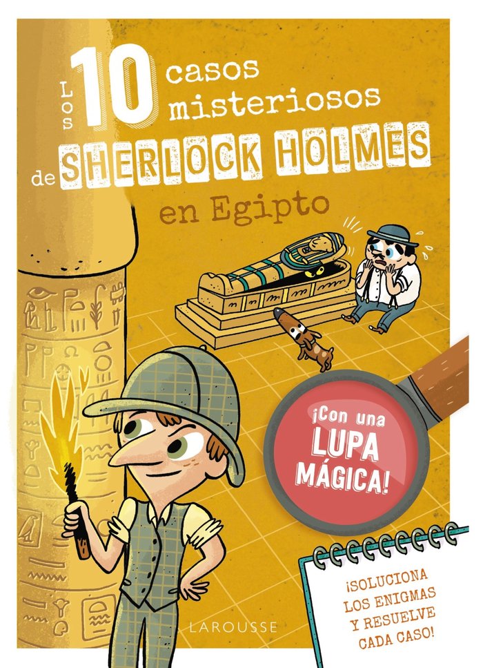 LOS 10 CASOS MISTERIOSOS DE SHERLOCK HOLMES EN EGIPTO, de LEBRUN, SANDRA | portada del libro