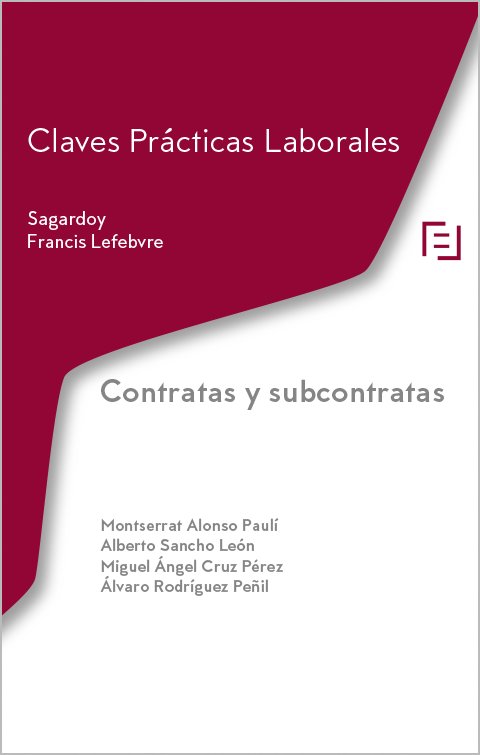 Contratas y subcontratas | portada del libro