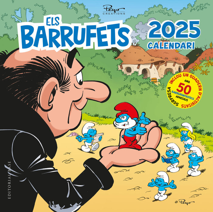 Calendari Barrufets 2025, de CULLIFORD, PIERRE | portada del libro