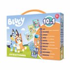 Maletín 10 en 1 Bluey, de Varios autores | portada del libro