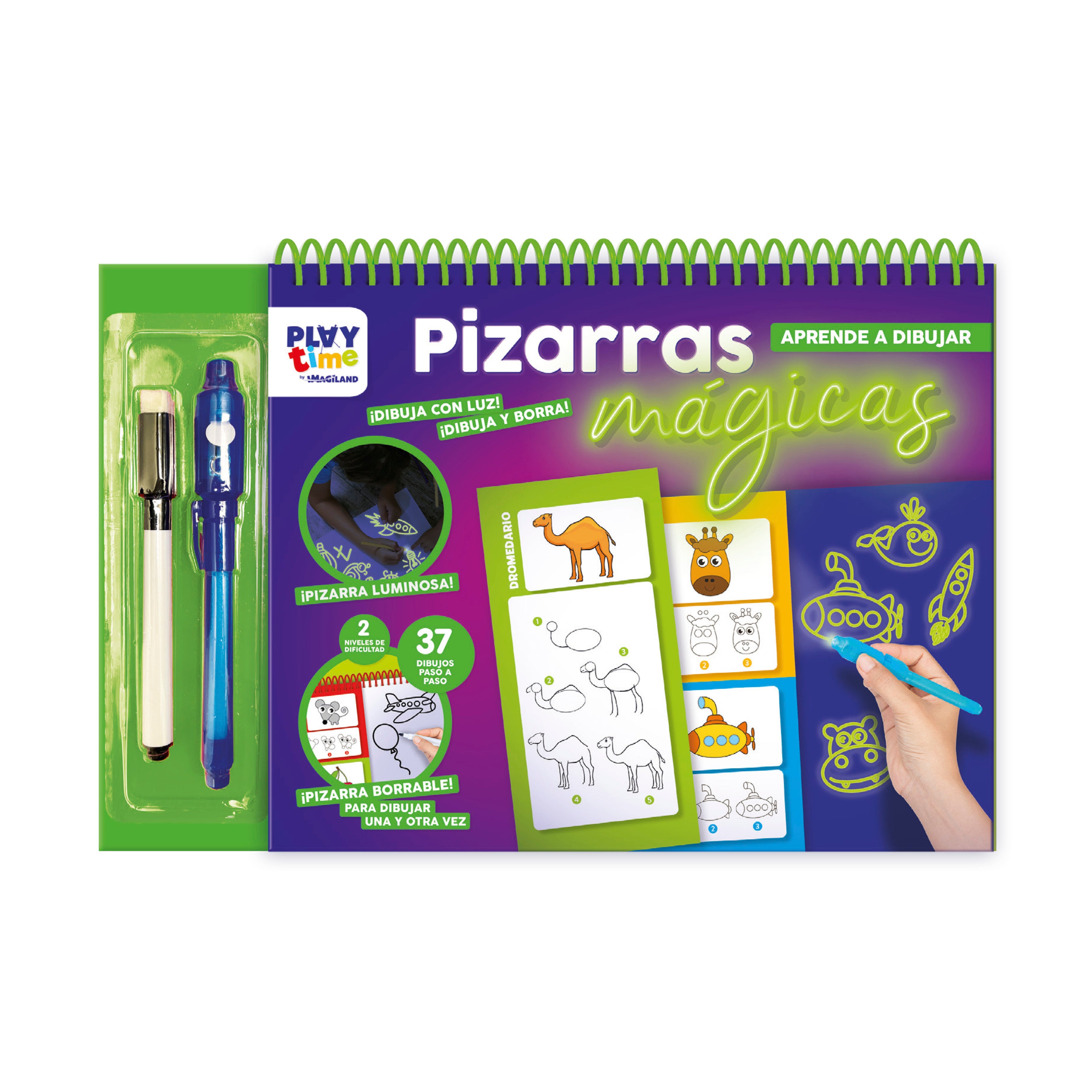 PINTALUZ PIZARRAS MÁGICAS: A DIBUJAR, de Imagiland | portada del libro
