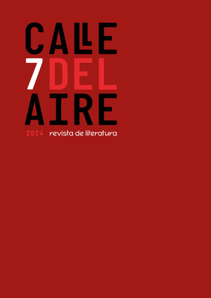 CALLE DEL AIRE. REVISTA DE LITERATURA, 7, de BONILLA (DIRECTOR), JUAN | portada del libro