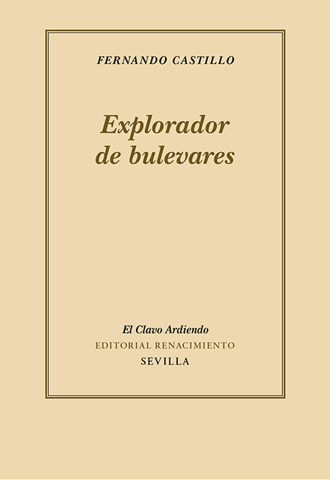EXPLORADOR DE BULEVARES, de CASTILLO, FERNANDO | portada del libro