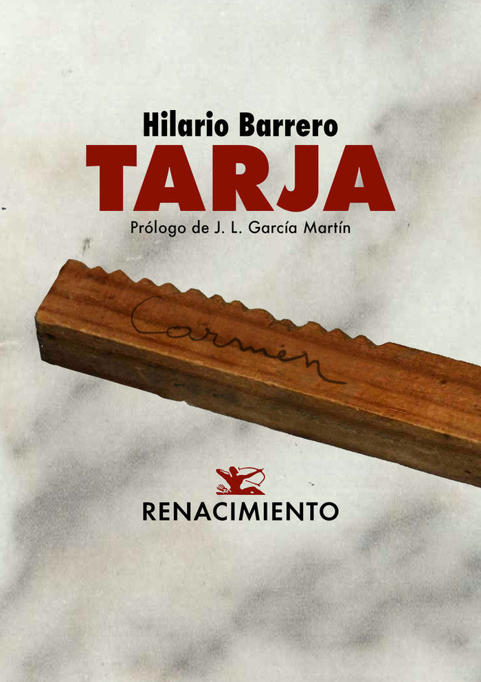 TARJA, de BARRERO, HILARIO | portada del libro
