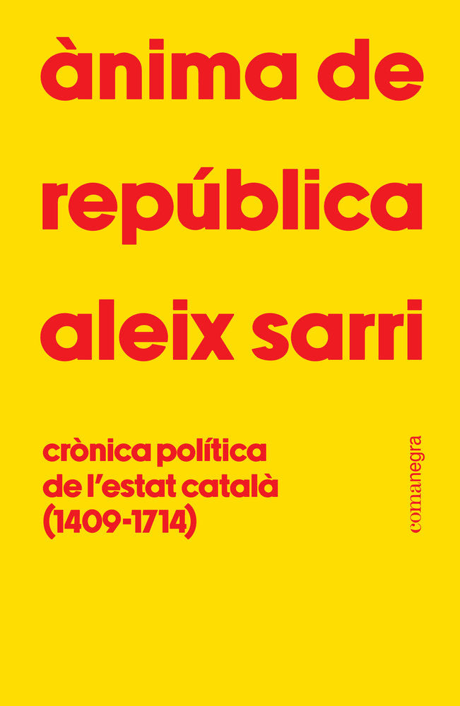 ANIMA DE REPUBLICA, de SARRI, ALEIX | portada del libro
