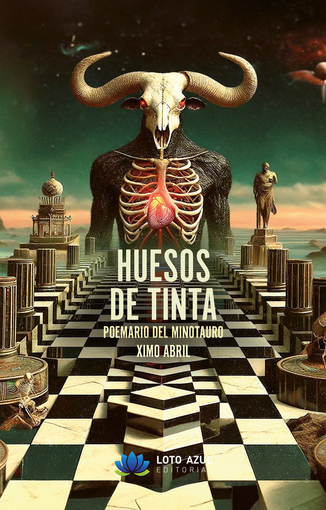 Huesos de tinta, de Abril, Ximo | portada del libro