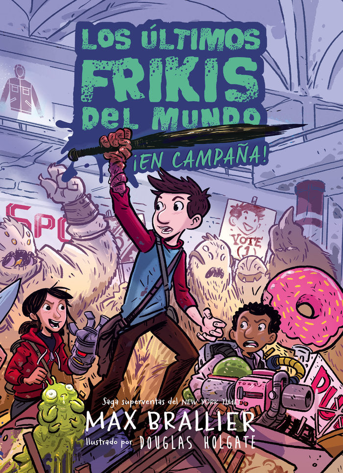LOS ULTIMOS FRIKIS DEL MUNDO: ¡A LA CARRERA!, de BRALLIER, MAX | portada del libro