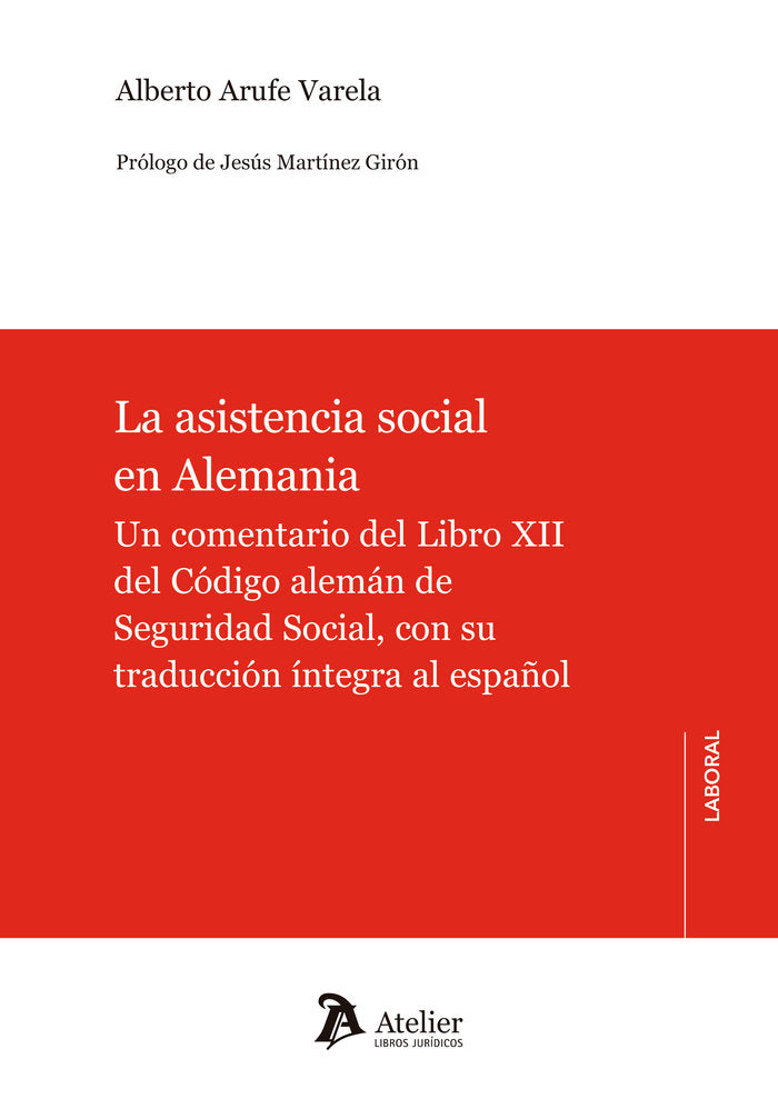 ASISTENCIA SOCIAL EN ALEMANIA UN COMENTARIO DEL LIBRO XII, de ARUFE VARELA,ALBERTO | portada del libro