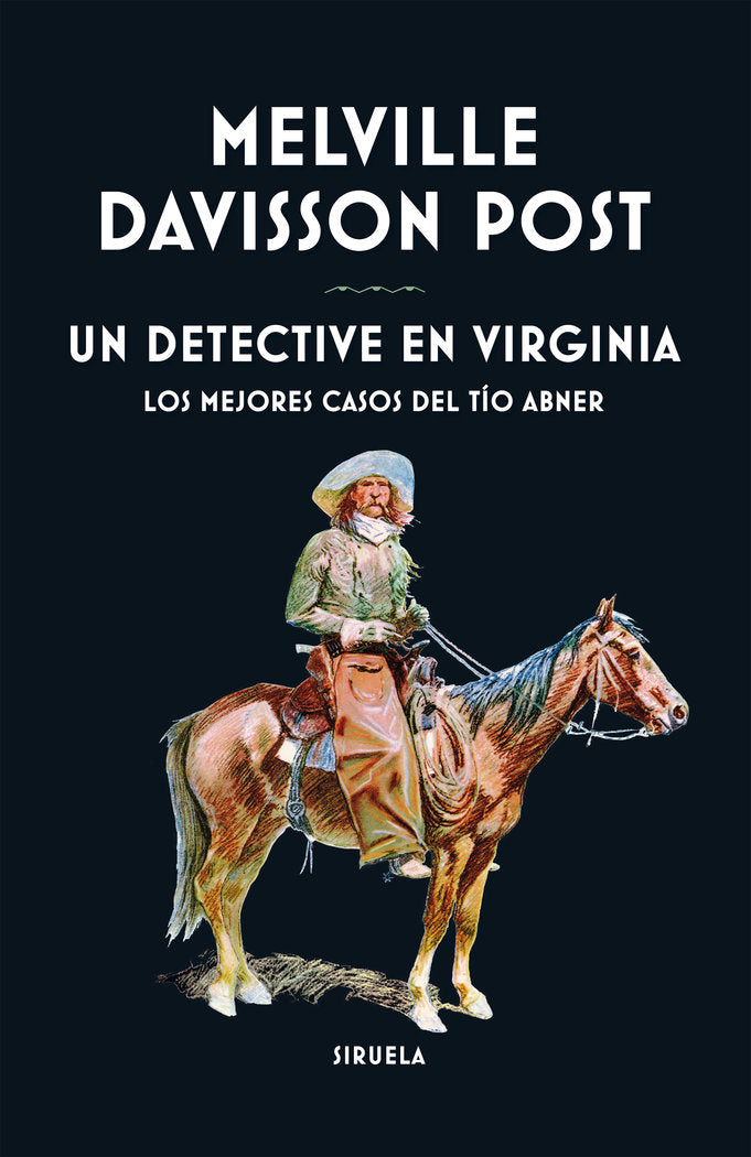 UN DETECTIVE EN VIRGINIA, de DAVISSON POST, MELVILLE | portada del libro