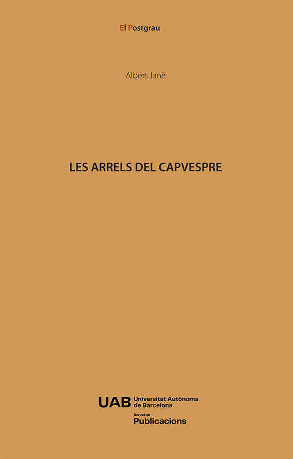 LES ARRELS DEL CAPVESPRE, de JANE I RIERA, ALBERT | portada del libro