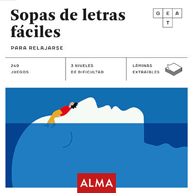 SOPAS DE LETRAS FACILES PARA RELAJARSE, de SESE, MIQUEL | portada del libro