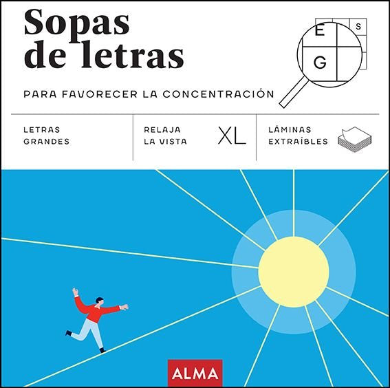 SOPAS DE LETRAS PARA FAVORECER LA CONCENTRACION (XL), de SESE, MIQUEL | portada del libro