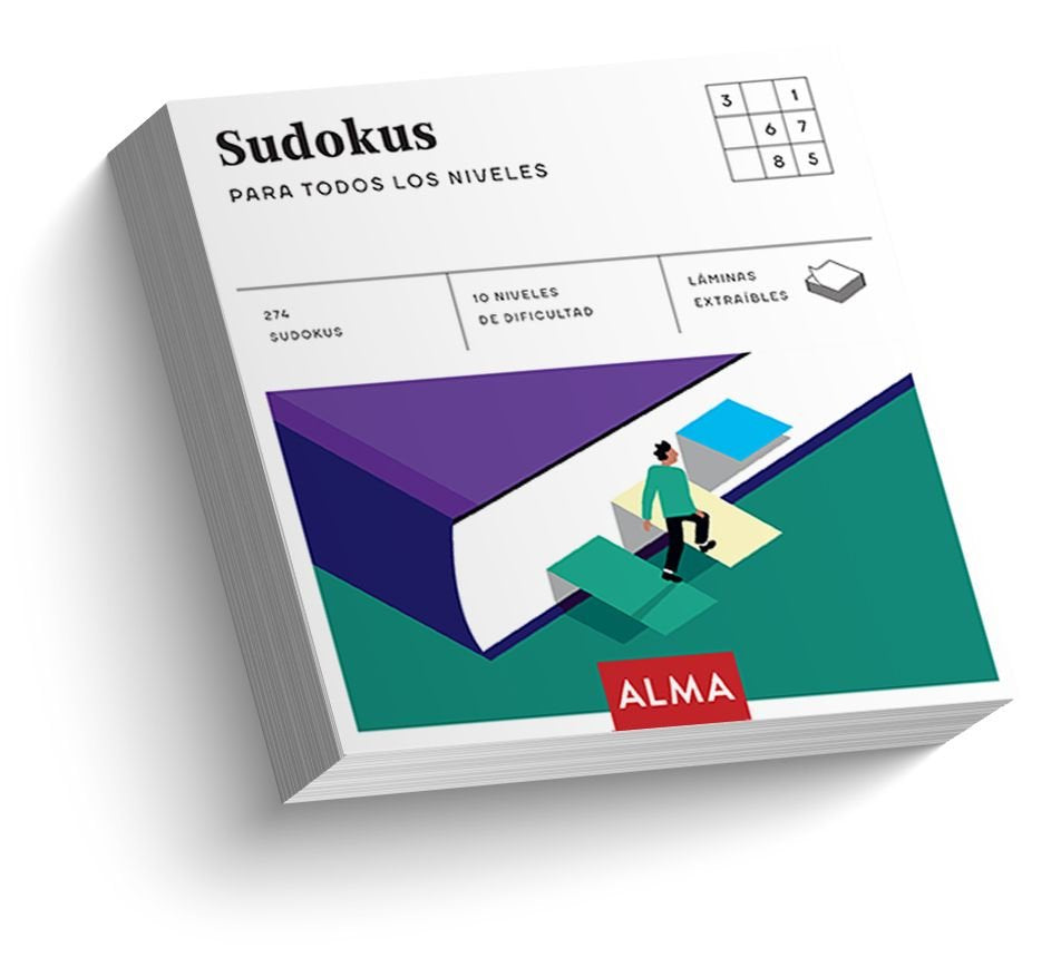 SUDOKUS PARA TODOS LOS NIVELES, de ANY PUZZLE | portada del libro