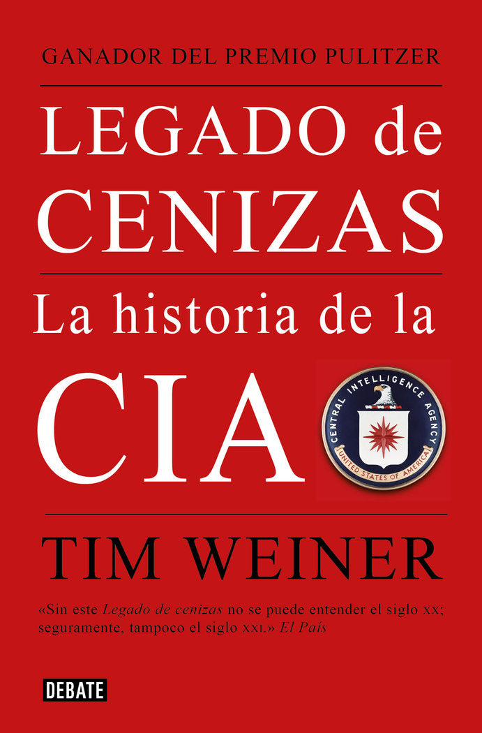 LEGADO DE CENIZAS, de WEINER, TIM | portada del libro