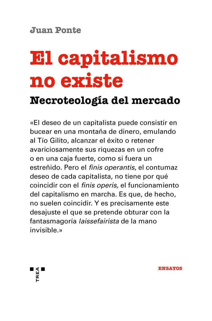 EL CAPITALISMO NO EXISTE, de González Ponte, Juan | portada del libro