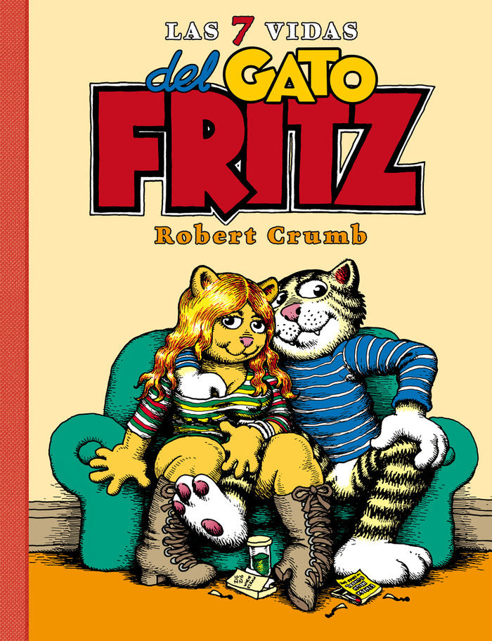 LAS 7 VIDAS DEL GATO FRITZ, de ROBERT CRUMB | portada del libro