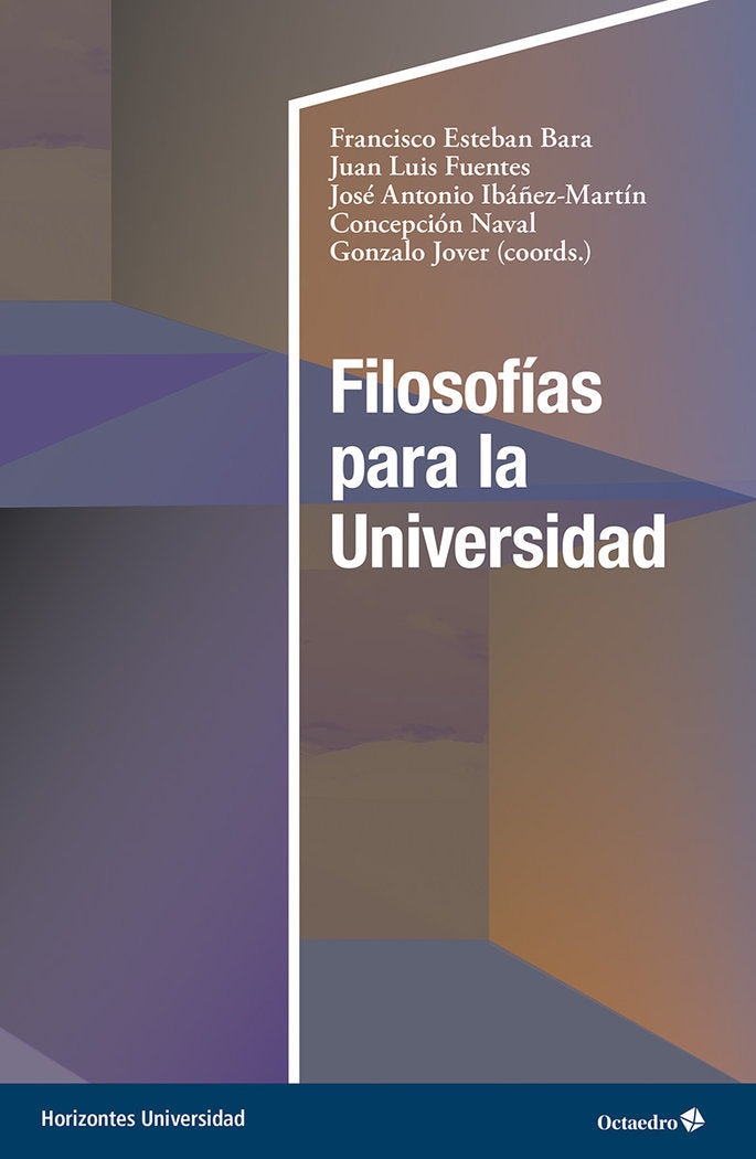 FILOSOFIAS PARA LA UNIVERSIDAD | portada del libro