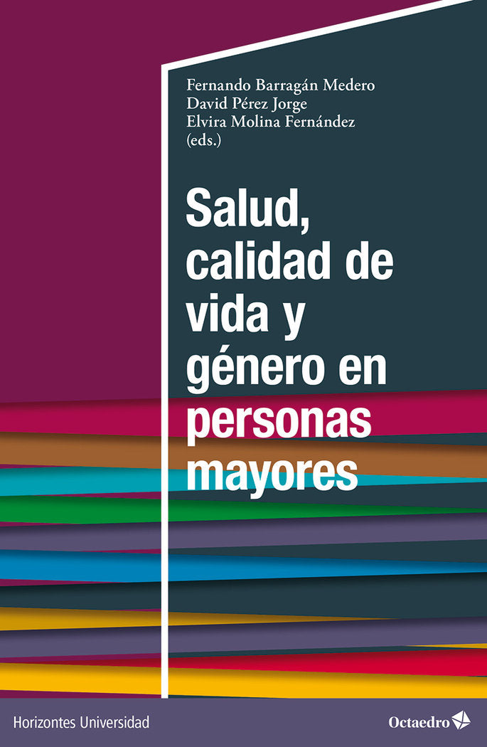 SALUD, CALIDAD DE VIDA Y GENERO EN PERSONAS MAYORES | portada del libro