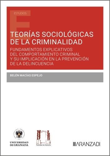 TEORIAS SOCIOLOGICAS DE LA CRIMINALIDAD, de MACIAS ESPEJO | portada del libro