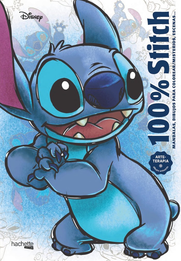 ARTETERAPIA 100 % STITCH, de VARIOS AUTORES | portada del libro